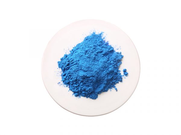 blue powder spirulina