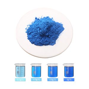 spirulina extract phycocyanin E10 and aqueous solution