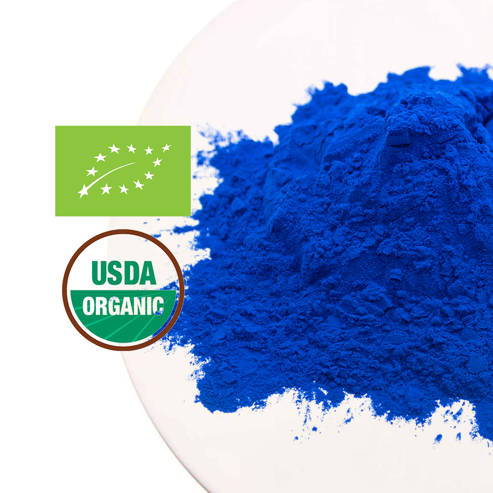 Organic blue on sale spirulina powder