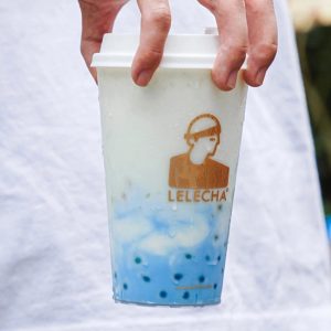 blue spirulina extract blue bubble tea